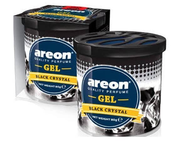Areon Black Crystal Gel Can: Long-Lasting Car Perfume and Odor Eliminator