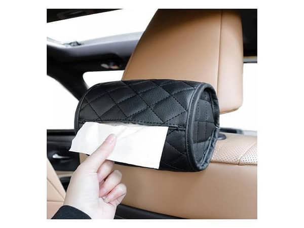 Synthetic Leather Tissue Box for Cars