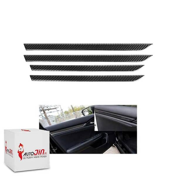 Honda Civic Interior Door Trim in Carbon - 2016 to 2021 Model