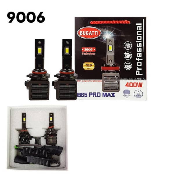 SOGO Bugatti B65 Pro Max Car LED 40,000LM 6500K 400w - SUPER FOCUS ( 1 Year Warranty)