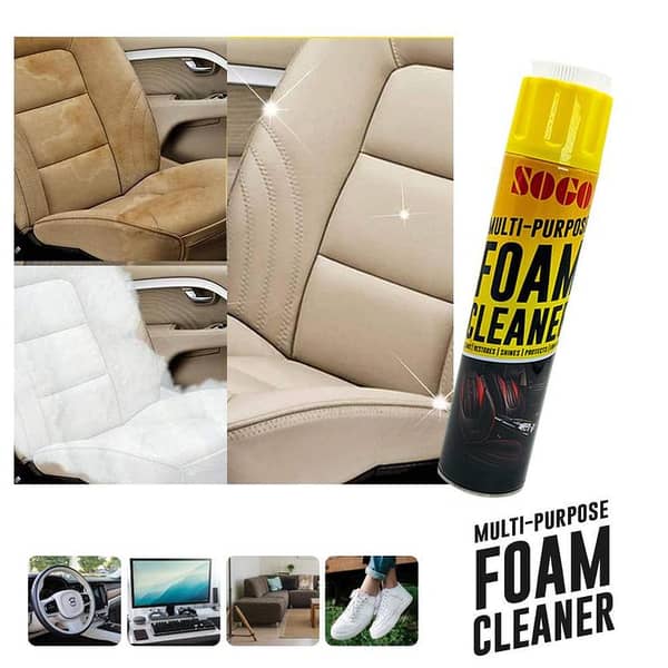 Sogo Multi-Purpose Like Fabric, Carpet, Leather, etc. Foam Cleaner – 650 ml