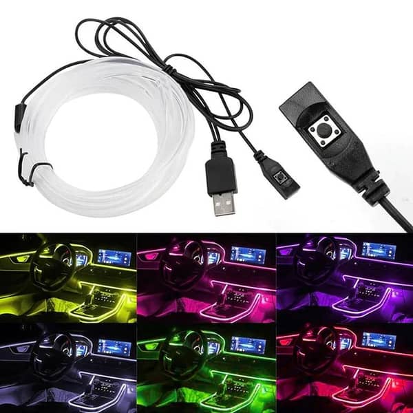 Universal USB RGB Neon Ambient Lights 2M (Upgraded version)