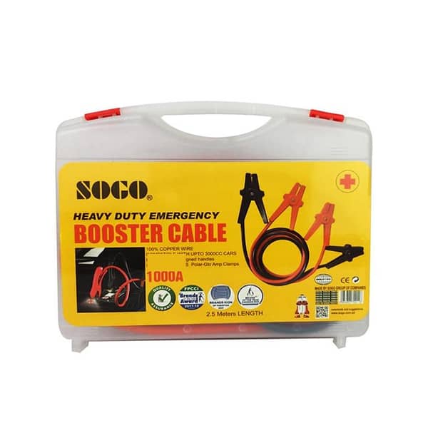 SOGO Car Power Charging Booster Cable Jumper Wires Jumper Booster Cables - 1000AMP/800AMP/600AMP