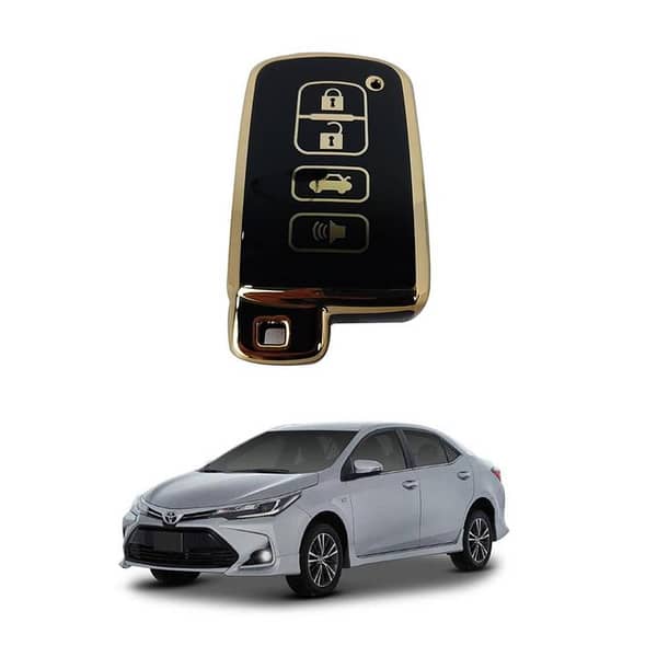Toyota Corolla Grande Altis X 2021-22 TPU Plastic Key Cover for Protection
