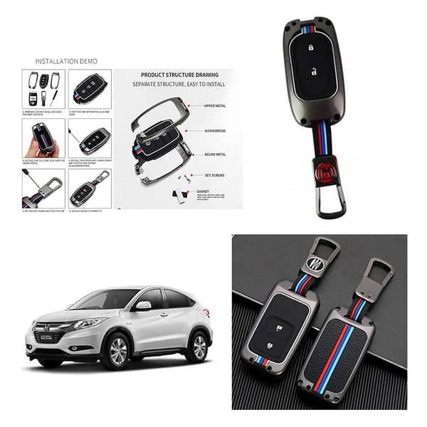 Honda Vezel 2013-2020 Key Cover With Metal Shell
