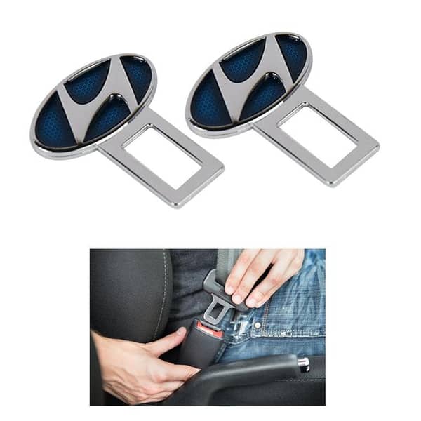 Hyundai Steel Seat Belt Clips - Set of 2