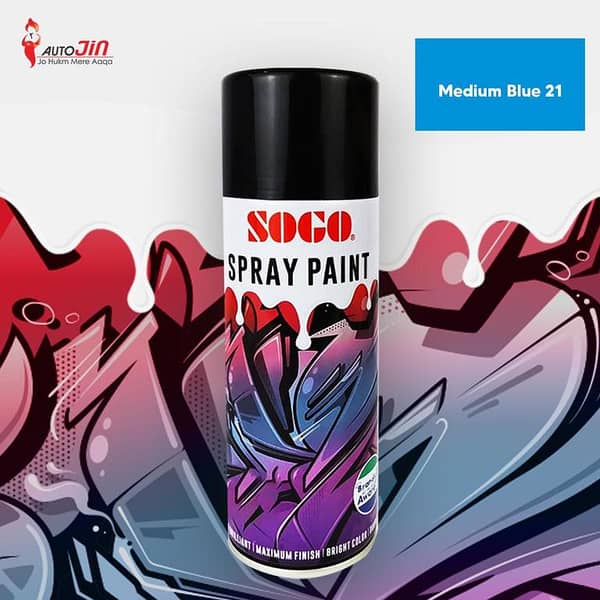 Sogo Spray Paint - Medium Blue 21 - 400ml