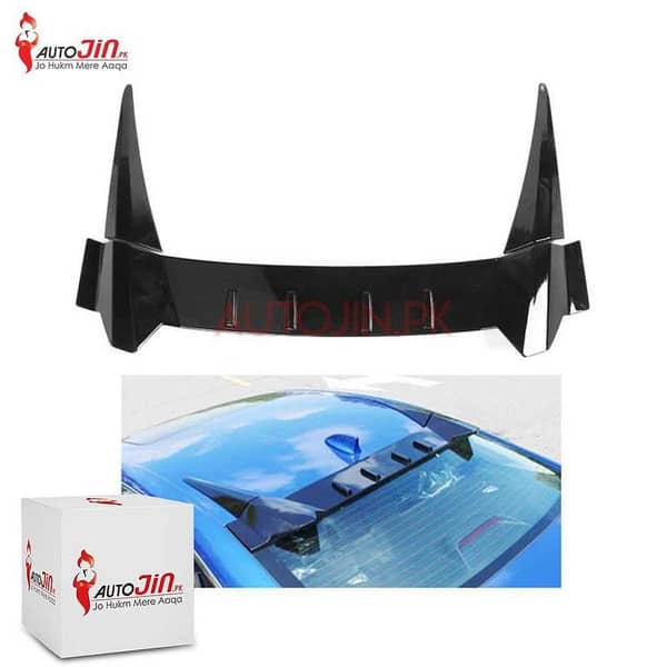 Honda Civic 2022-23 Roof Spoiler Glossy Black 3pcs - Roof Spoiler Glossy Black