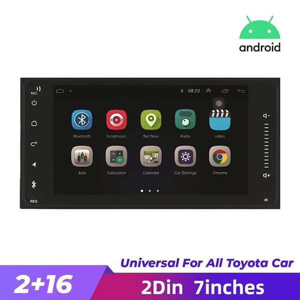 Universal Toyota All Cars 2 din 7 inch Android Multimedia Player GPS Navigation - VELLFIRE