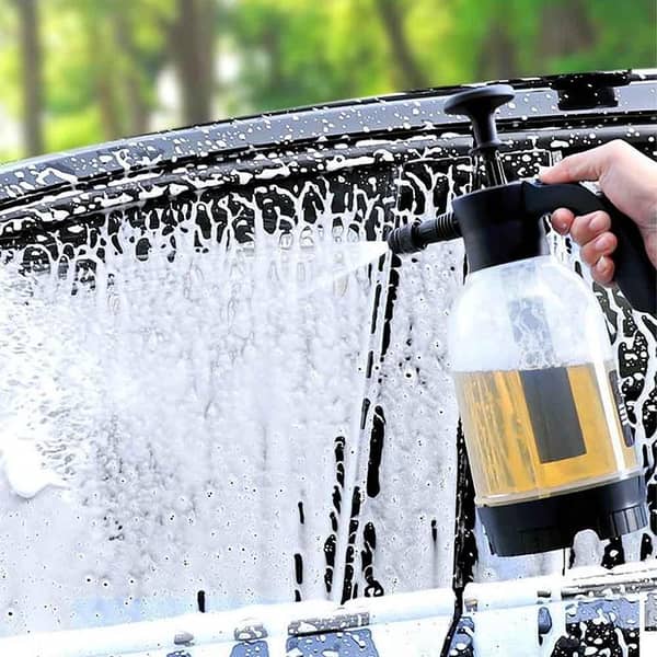 2L Multipurpose Pump Spray Bottle for Car Wash, Sanitizing, Continuous Sanitizer, Garden With Adjustable Nozzle