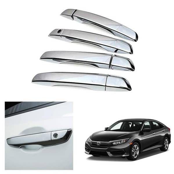 Chrome Door Handle Cover for Honda Civic X (2016-2021)