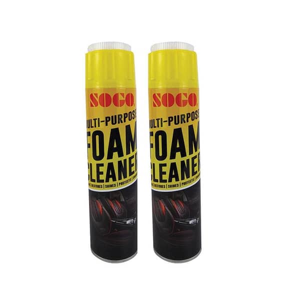 Sogo Multi-Purpose Like Fabric, Carpet, Leather, etc. Foam Cleaner – 650 ml - Pack of 2