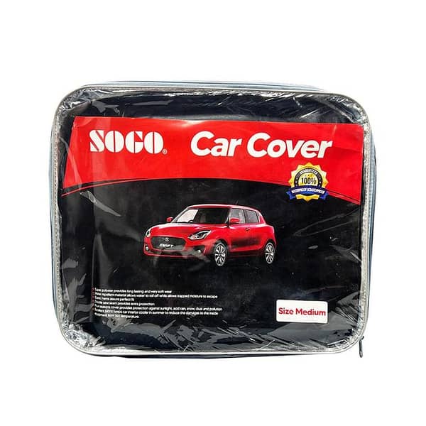 Sogo High Quality Non Woven Scratchproof Top Cover - Size in Small, Medium, Large, SUV ( All Car Model Wise Size Mention in Description)