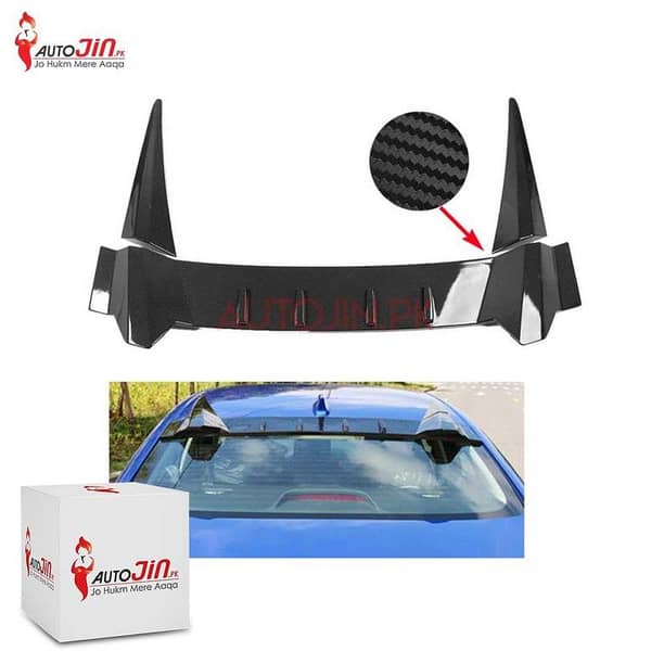 Honda Civic 2022-23 Roof Spoiler Carbon Fiber 3pcs - Roof Spoiler Carbon Fiber