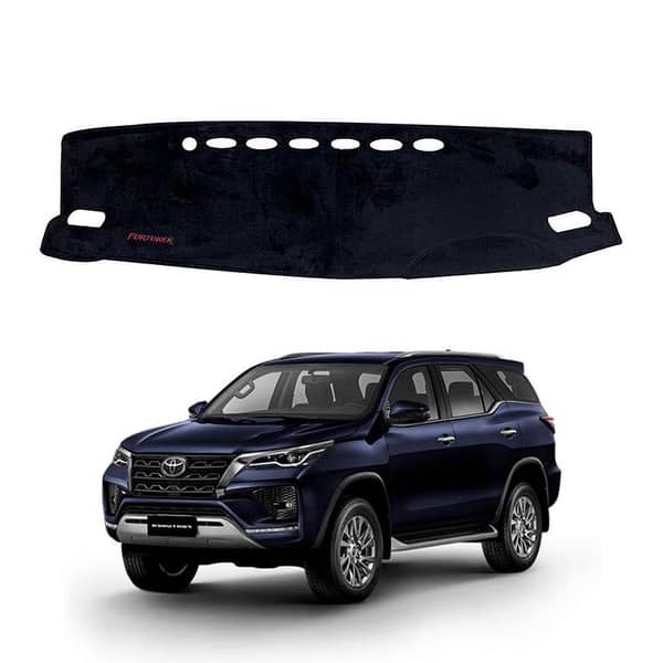 Car Heavy Velvet Dashboard Mats - High Quality Dash Mat Carpets - Anti-Scratch | Washable | Velvet Material - Protects Dashboard From UV Rays