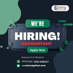 Accountant (Minimum 3 Years Experience)