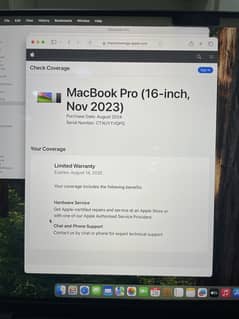 MacBook M3 Pro 2023 16” 18/512 With warranty