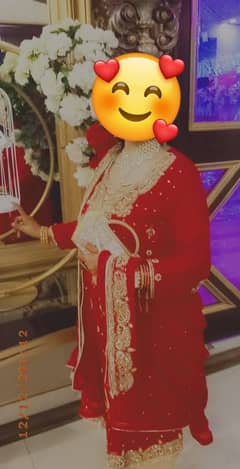 almost new wedding wear dress for sale.