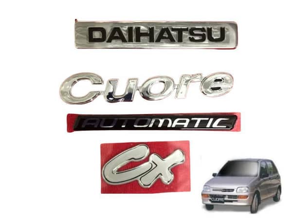 Daihatsu Coure 2000 - 2012 Automatic Emblem - 4 Pcs