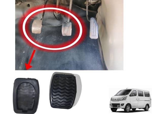 Changan Karwan 2018-2024 Brake and Clutch Pedal Rubber - 2 Pieces