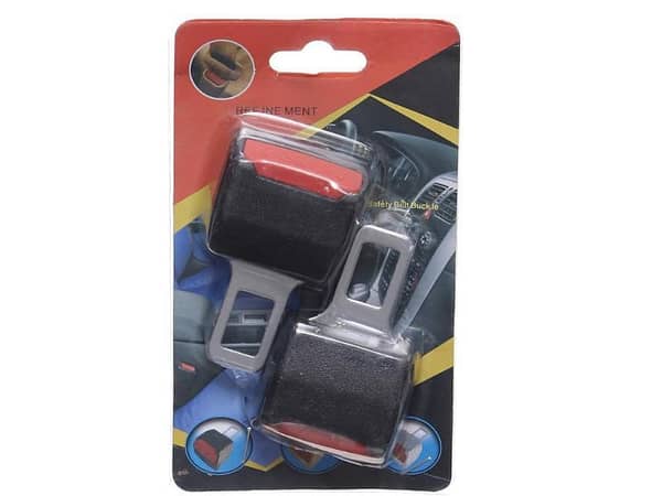 2-Pack Universal Safety Belt Clips for Car Seat Buckles