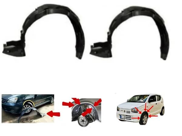 Fender Shield Set for Suzuki Alto 2019-2024 | 2 Pieces