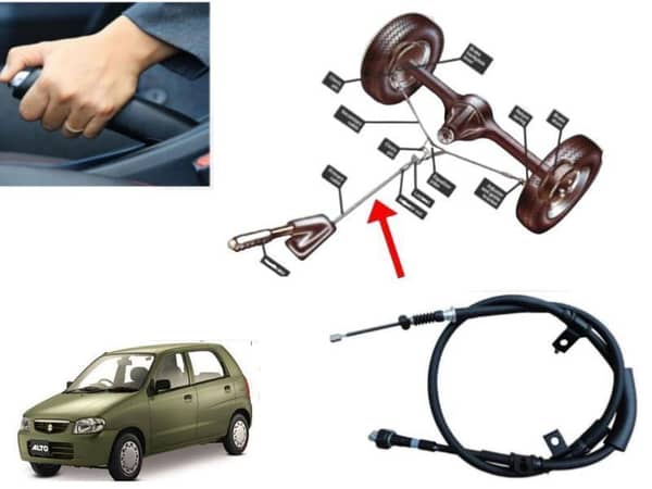 Suzuki Alto VXR 2000-2012 Hand Brake Cable | Left Side | 1 Pcs