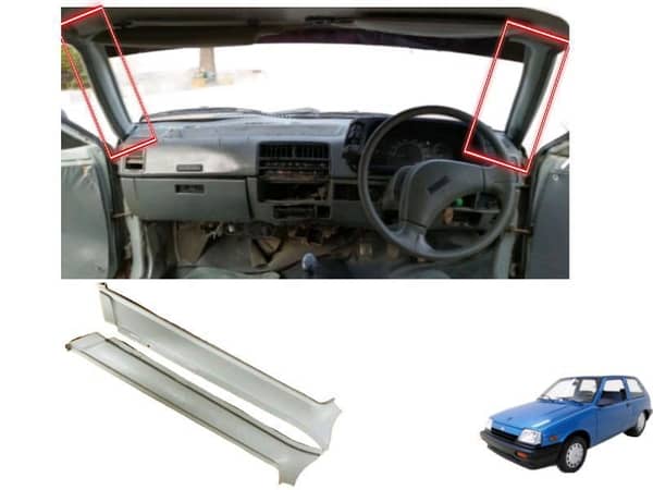 Interior Pillar Covers for Suzuki Khyber (1989-1999) - Set of 2 Plastic Pieces