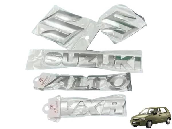 Suzuki Alto Vxr 2000-2012 Logo Monograms - 5 Pcs