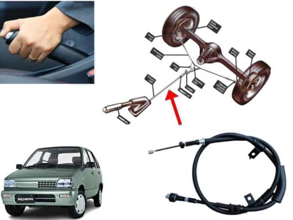 Suzuki Mehran 2012-2019 Hand Brake Cable | 1 Pcs