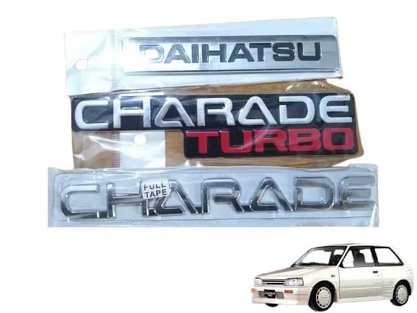 Daihatsu Charade Monograms | 3 Pieces |
