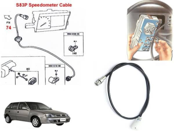 Speed Meter Cable for Suzuki Cultus (2007-2017)