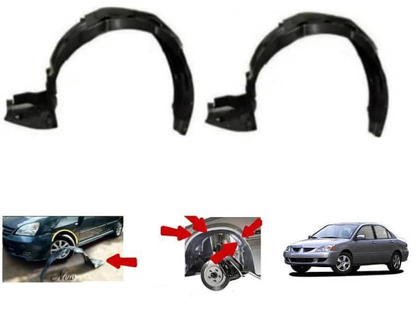 Mitsubishi Lancer Fender Shield Set (2002-2007) - 2 Pieces
