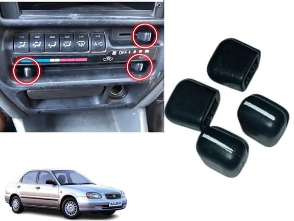 Suzuki Baleno A/C Knob | 4 Pieces  | A/C Button