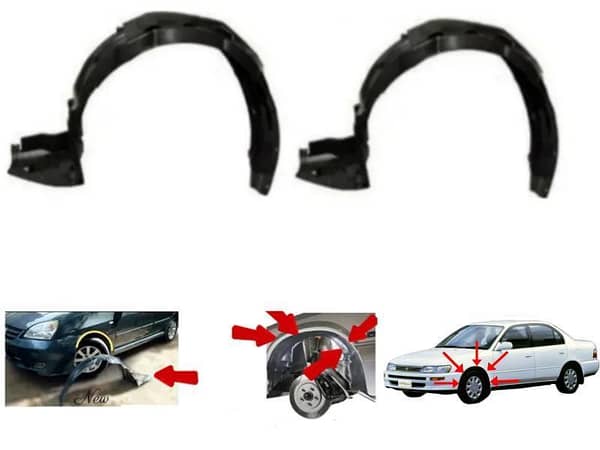 Toyota Corolla Indus 1994-2002 Fender Shield | 2 Pcs