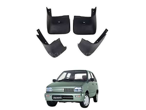 Mud Flap Set for Suzuki Mehran (1988-2019) - 4 Pieces