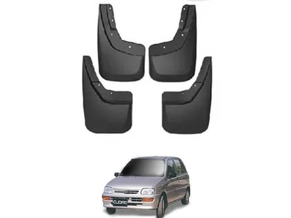 Daihatsu Cuore Mud Flap Set (2000-2012) | 4 Pieces | Splash Guards