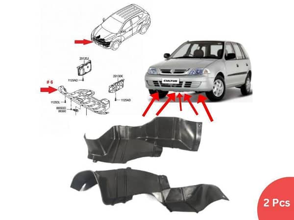 Suzuki Cultus Engine Shield (2000-2012) - Set of 2