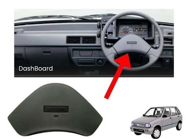 Suzuki Mehran Horn Pad | 1 Piece | Horn Cover / Stearing Pad