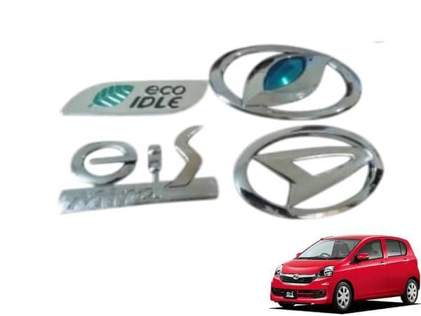 Daihatsu Mira Es Monograms / Logo  Complete | 4 Pieces |