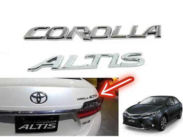 Toyota Corolla Altis 2009-2020 Monogram Emblem