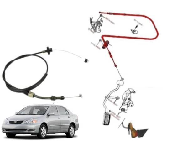 Toyota Corolla Se Saloon 2004-2006 Acceleration Cable