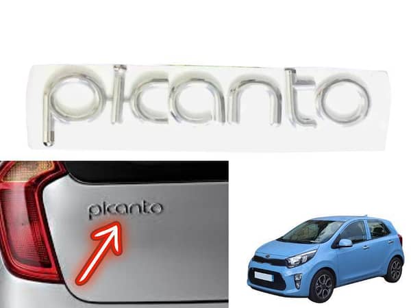 KIA Picanto Emblem - Single Piece for 2019 to 2025 Models