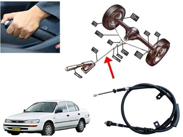 Toyota Corolla EE100 1994-2002 Hand Brake Cable