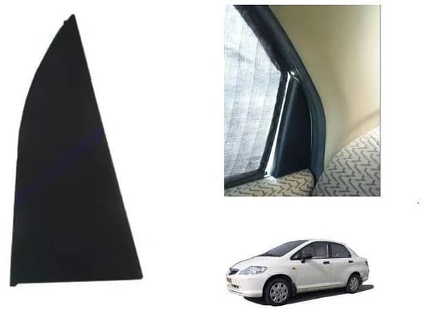 Honda City 2004-2008 Inner Rear Window Cover | Right Side | Black