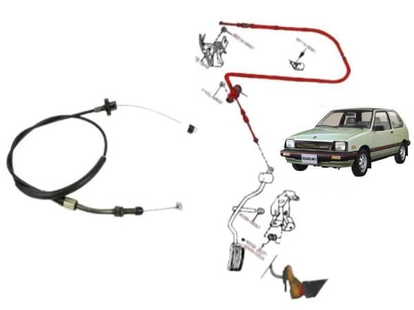 Suzuki Swift 86 Model Accelerator Cable