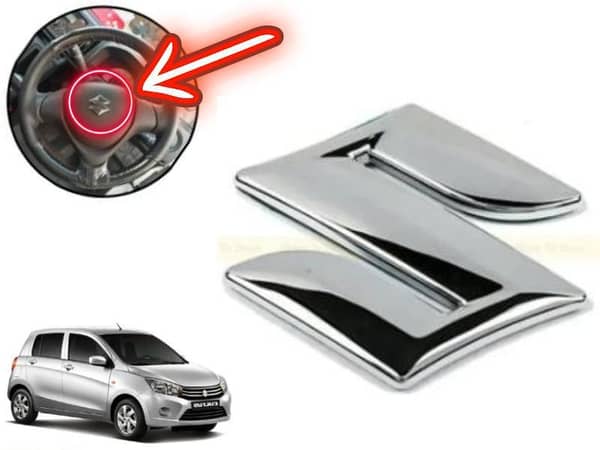 Suzuki New Cultus S logo 4.5cm Size Steering Wheel Monogram Badge Emblem