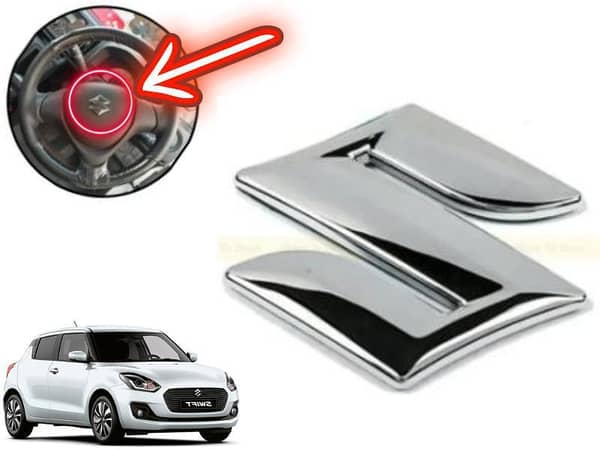 Suzuki Swift 2022-2024 Steering Wheel Monogram - 4.5cm - Steering Wheel Logo