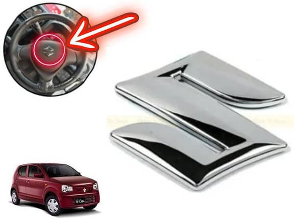 Suzuki New Alto 660cc S logo 4.5cm Size Steering Wheel Monogram Badge Emblem