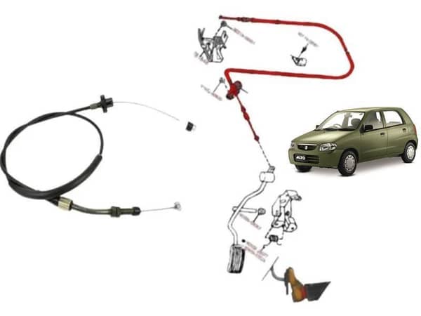 Suzuki Alto 1000cc Accelerator Cable 2004 - 2014